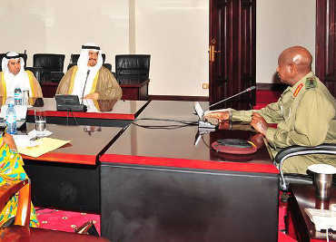 President Museveni meeting Kuwait investors interested in food from Uganda