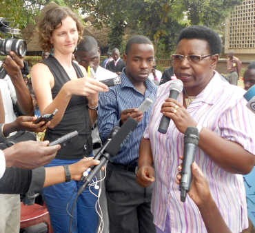 Ex-Minister Miria Matembe
