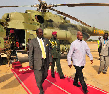 Museveni in Juba to meet Kiir