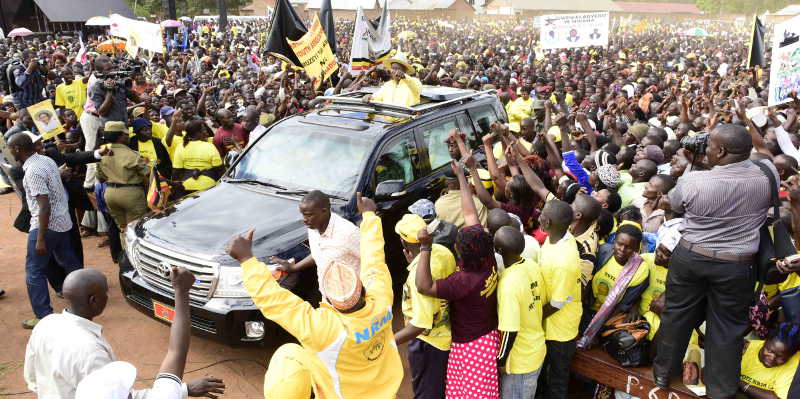 President Museveni returned to his Political Mecca in Luwero to launch yet another campaign targeting the presidency
