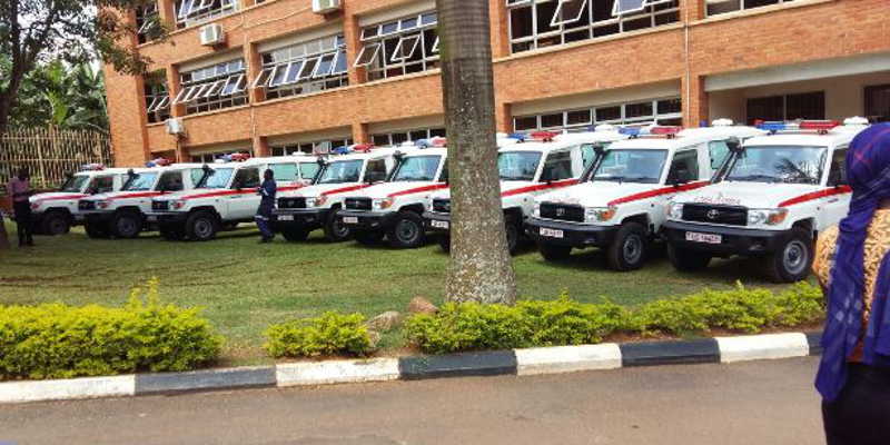 A fleet of ambulances are at the disposal of Ugandans during the current elections
