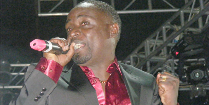 Musician Geoffrey Lutaaya