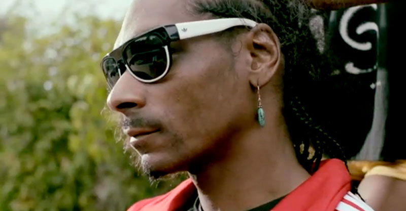 Snoop Dogg is one of those musicians who wear ear rings