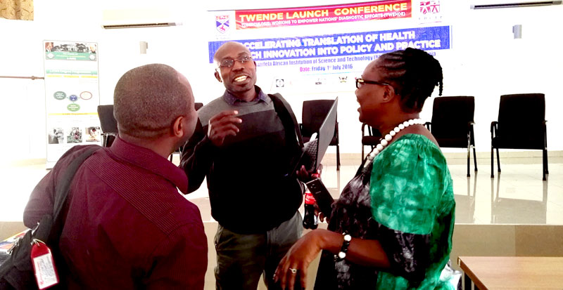 L-R - Dr. Wilbur Sabiiti lead researcher, srcset=