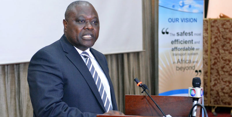Minister of State for Transport Bagiire during the meeting