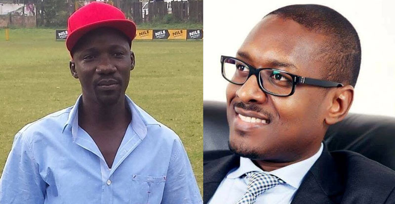 the late Kenneth Akena (l) and Mathew Kanyamunyu