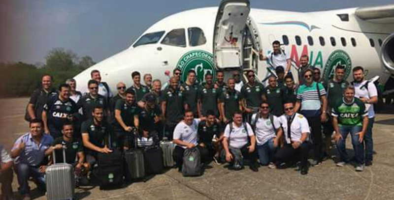 The players posed for the last photo before they jumped onto the ill-fated plane