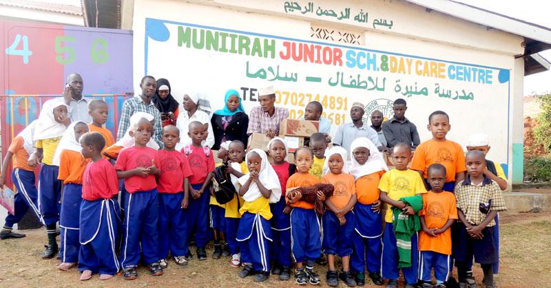 Muniira Junior school pupils