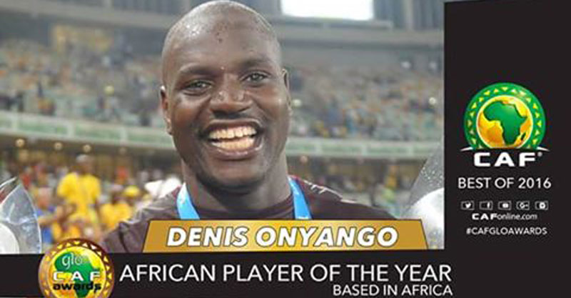Dennis Onyango Africa's player of the year