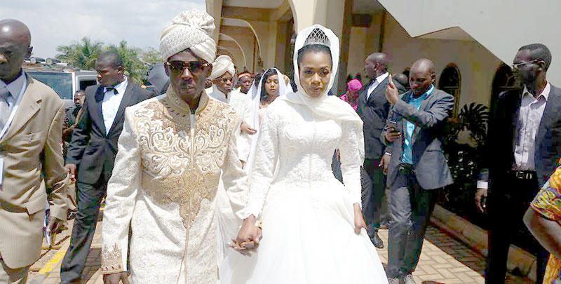 Kampala Tycoon SK Mbuga's recent lavish weddin with wife Jalia Birungi is considered by many as the wedding of the year. Many a Ugandan would not hesitate to go to a bank to borrow to finance such a wedding
