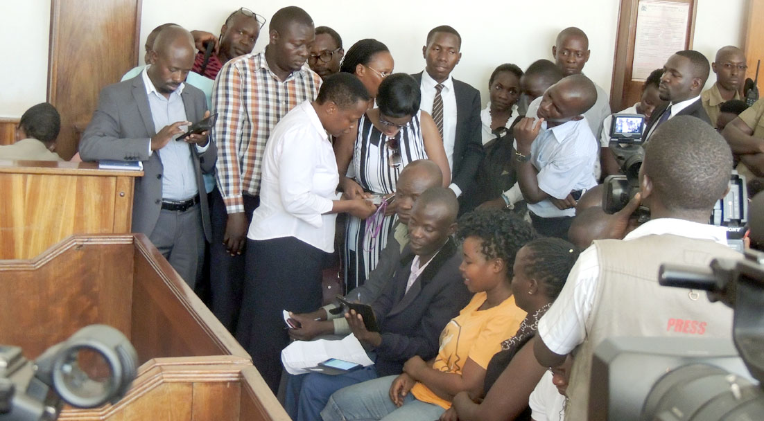 Some of the many Nyanzi's disciples who follow on Nyanzi's posts