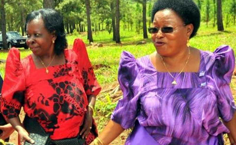 RIP: Gera Mosh (right) with former Minister Mutagamba who also passed away on June 24 2017