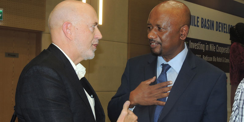 Prof. Dale Whittington, a renowned water expert appears to discuss the way forward Nile with Ethiopian water Minister Seleshi Bekele
