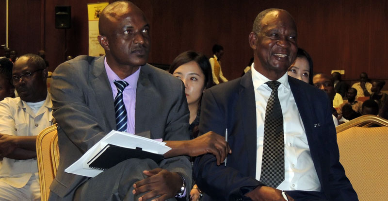 MUBs Economist Ggoobi with Dr. Kisamba Mugerwa