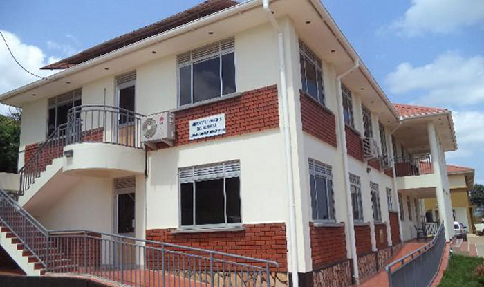 A newly constructed office building in Luzira