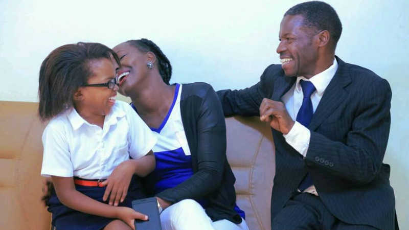 Lost talent; Dick Kitamirike (right) is to Hajj Simwogerere, the most talented dramatist he has ever met