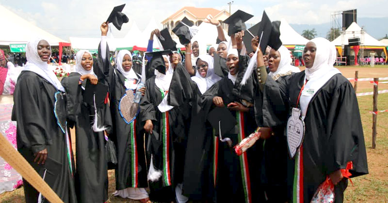 Mbale graduates at a recent graduation