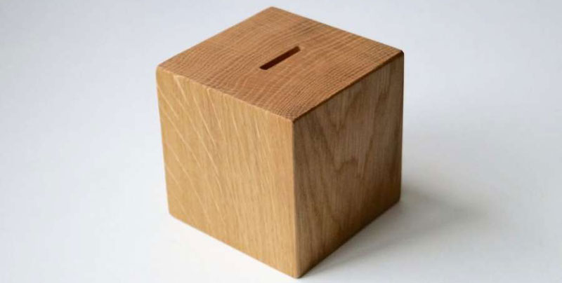 One may save using a wooden box