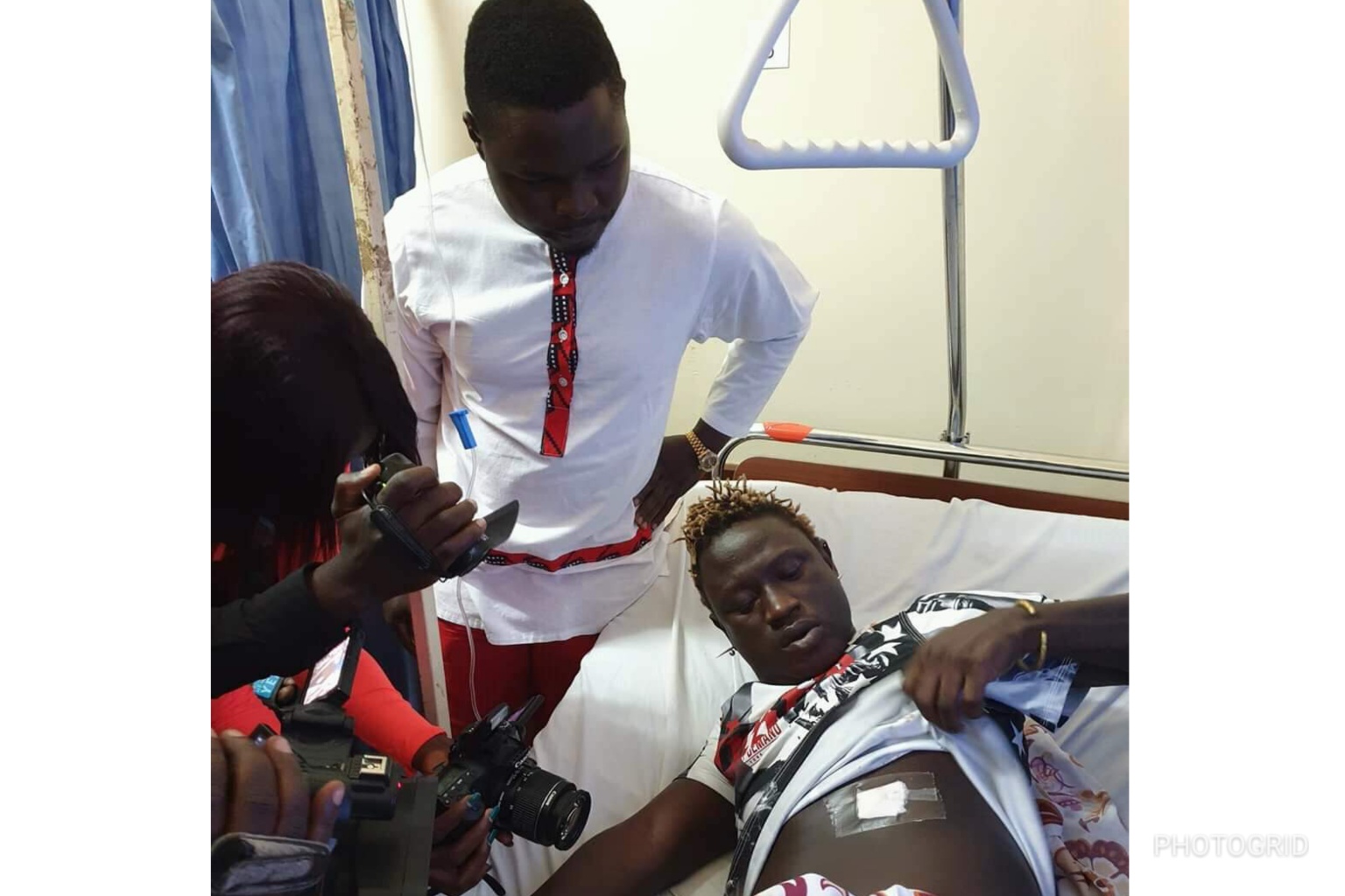 Zaake's visit at Lubaga hospital after gravity was shot
