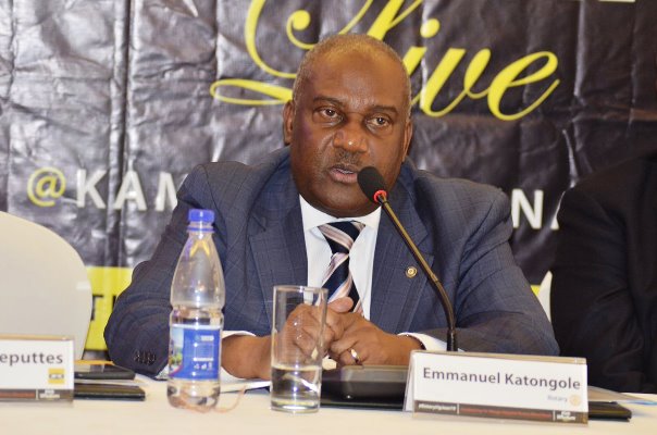 Rotary chairman Emmanuel Katongole