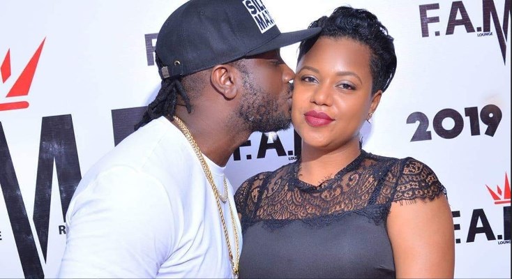 Bebe Cool with his wife Zuena