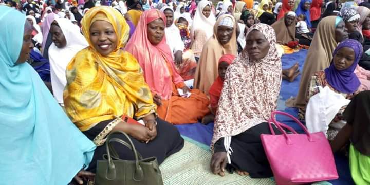MP Nambozo in yellow veil