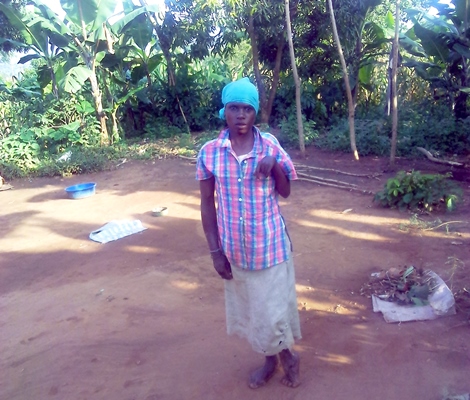 Fafina Kadondi finds it hard to do her homework