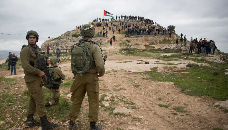 Israel Soldiers in Occupied West bank 