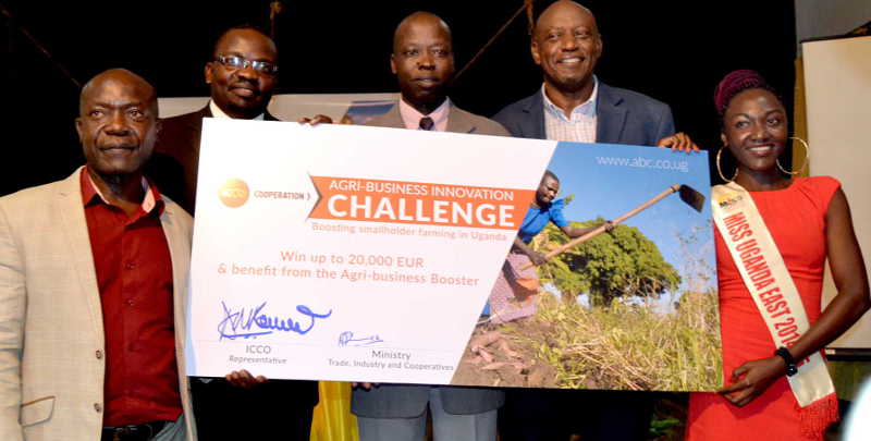 Miss Uganda Leah Kalanguka was one of the famous faces at the ICCO agri-business challenge