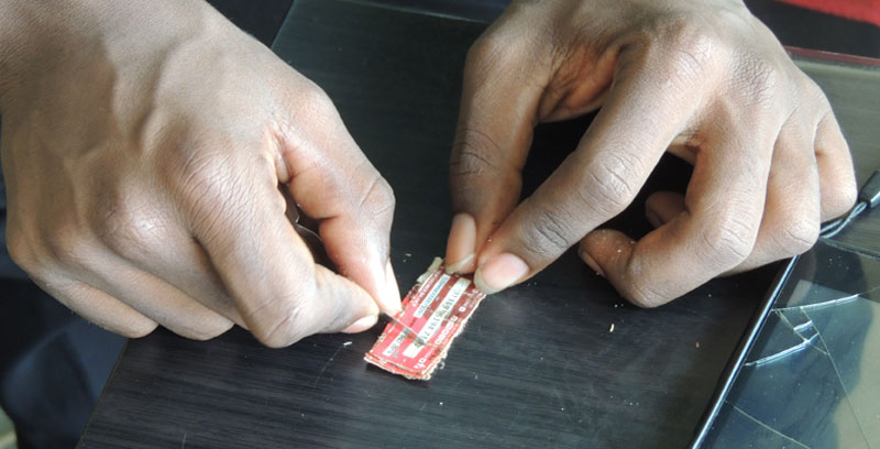 Scratch-card